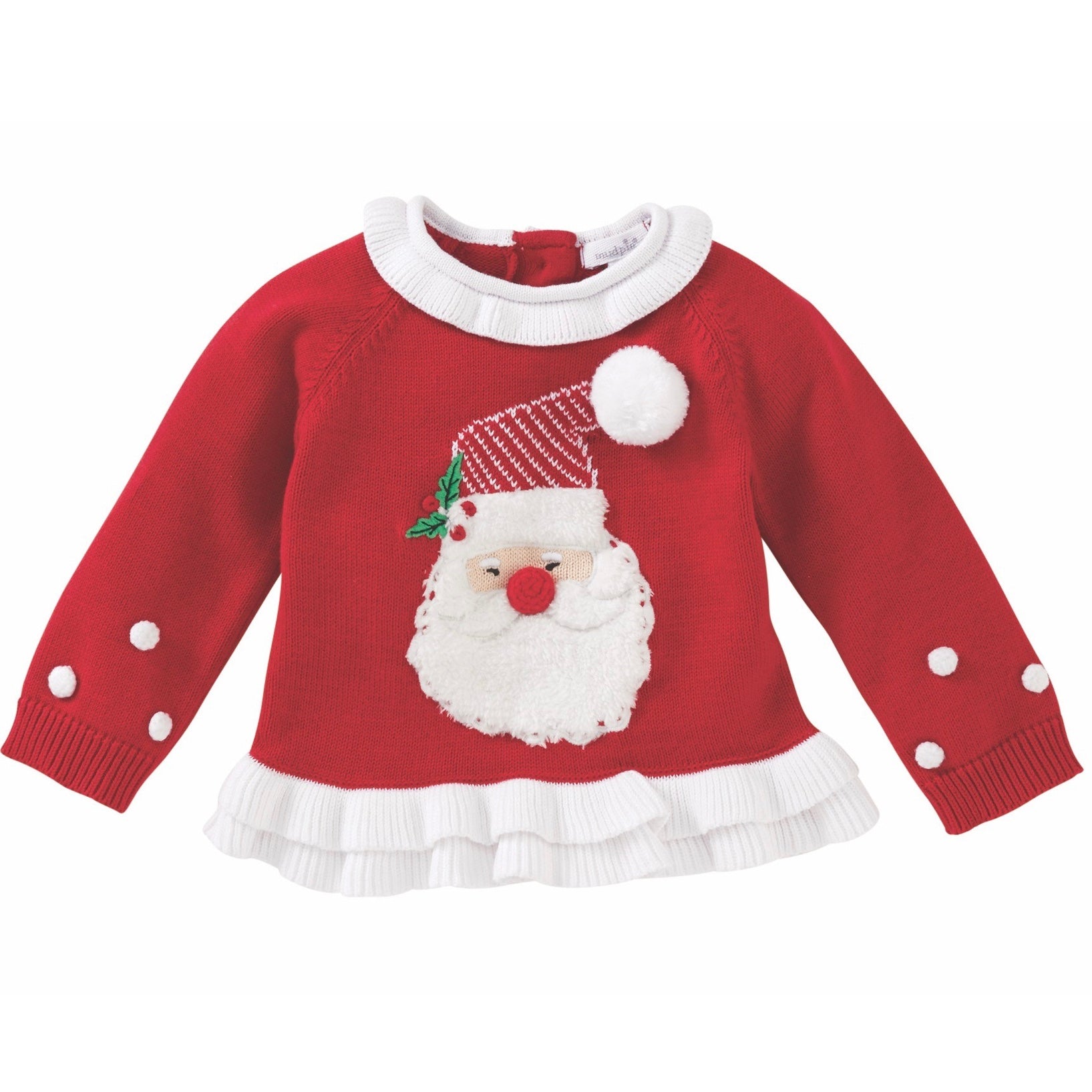 Mud Pie Red Santa Sweater  | Putti Christmas 