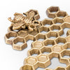 Honeycomb Trivet with Bee