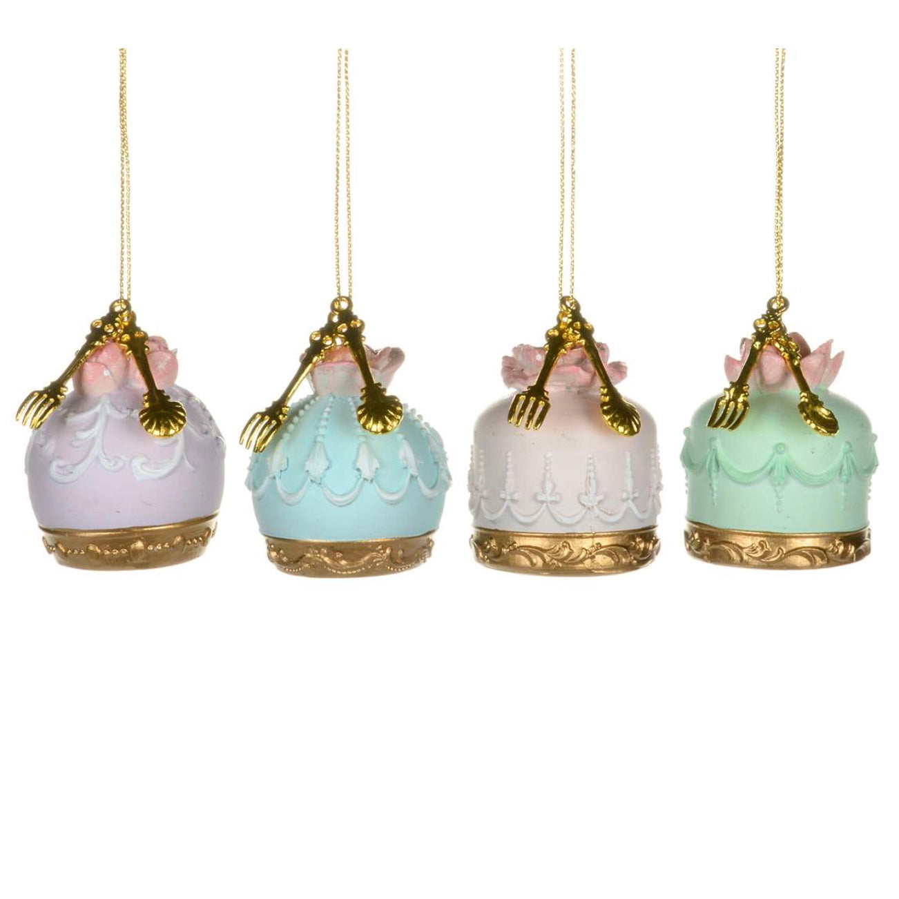 Pastel Petite Fours Ornaments | Putti Christmas 