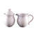 White Beehive Cream and Sugar  - 2pc set |  Putti Fine Furnishings Canada