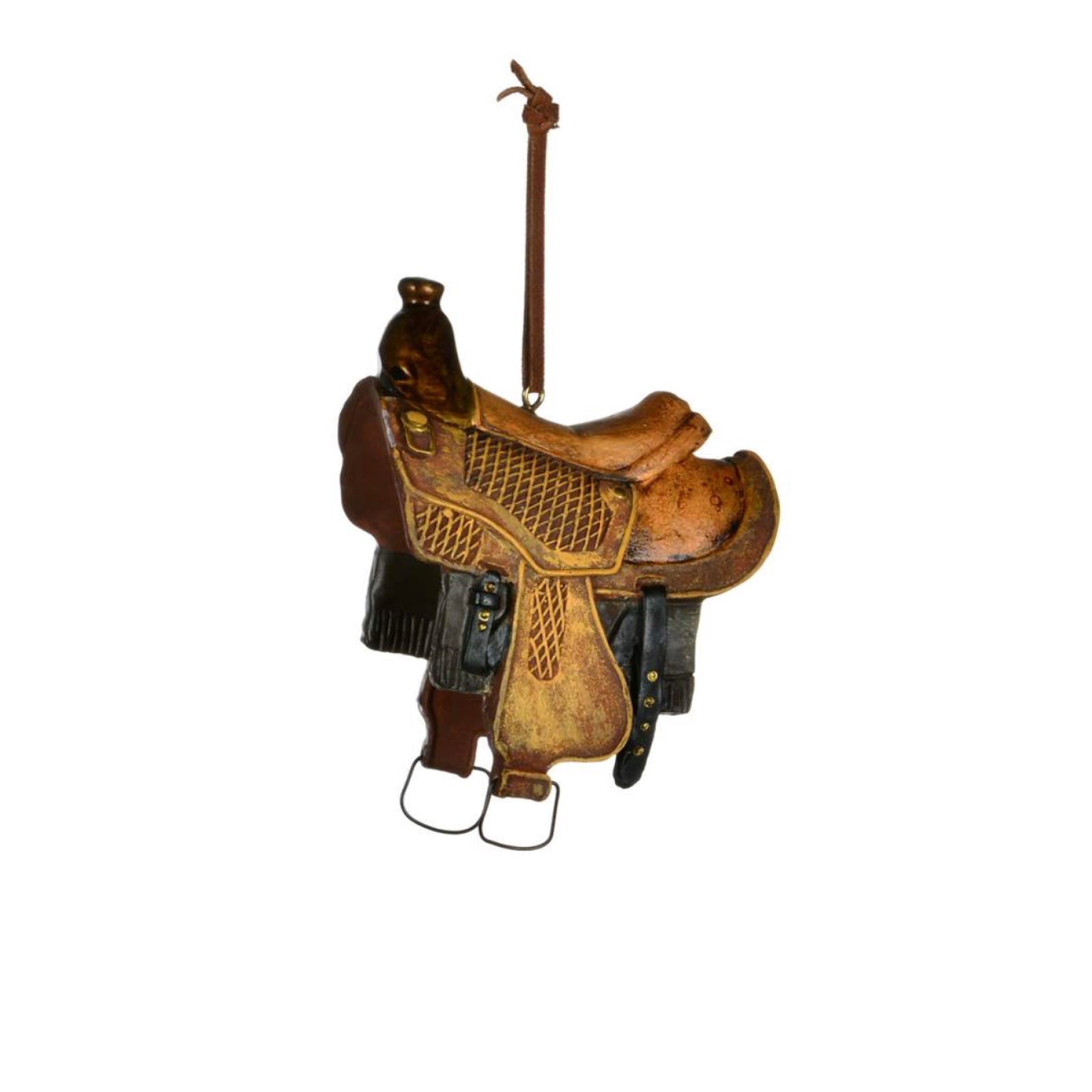 Western Saddle Ornament | Putti Christmas Celebrations Canada