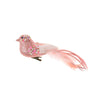 Pink Glitter bird with Beads | Putti Christmas Celebrations