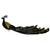 Black and Gold Feather Peacock with Clip | Putti Christmas Celebrations 