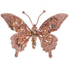 Pink Glitter Butterfly Clip