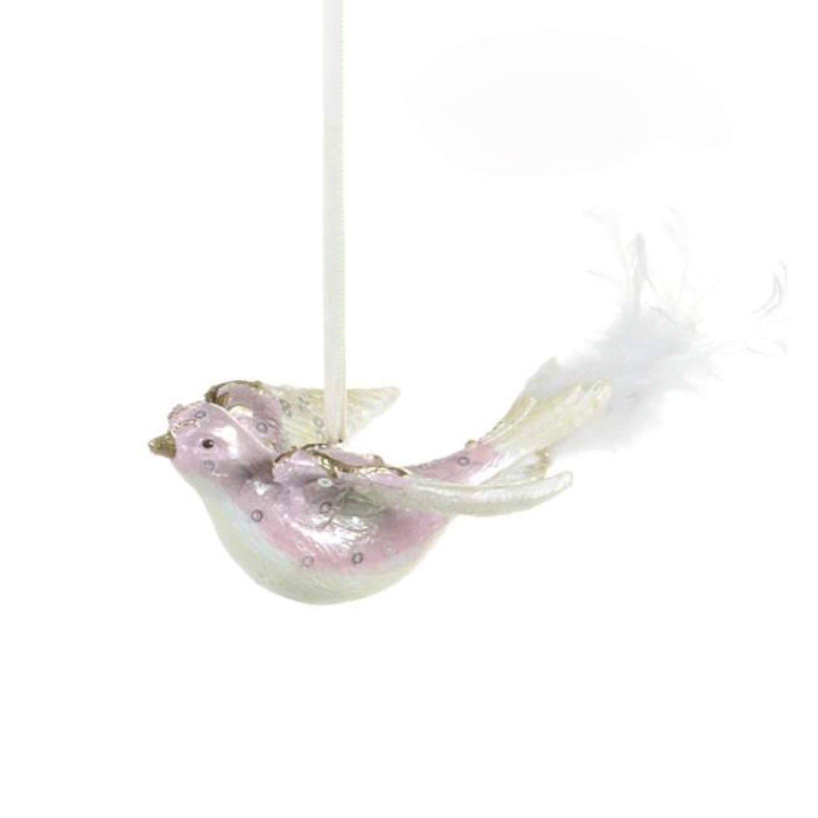Pink Swallow Ornament