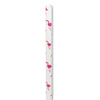 Straws with Pink Flamingos - Box of 100 | Putti Party Supplies