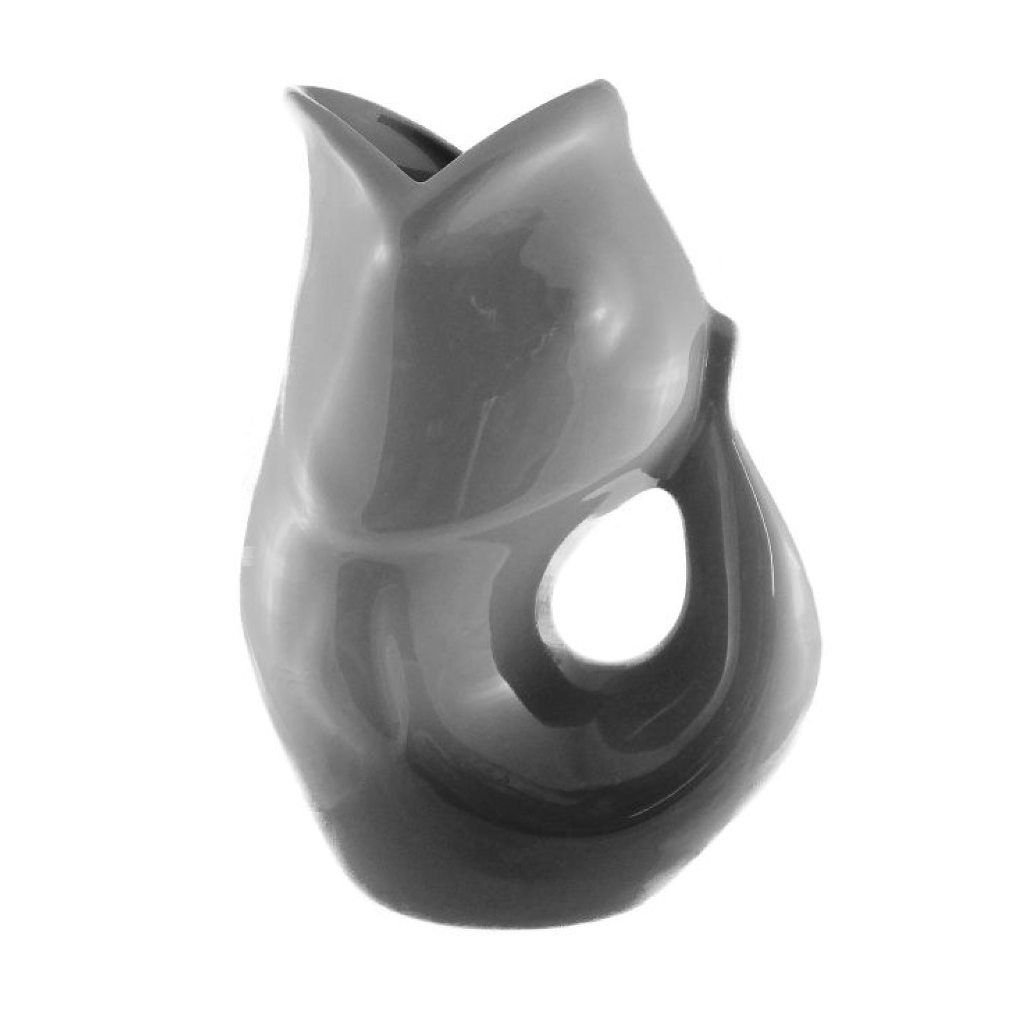 Ombre Grey GurglePot Pitcher | Putti Fine Furnishings Toronto Canada