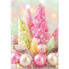 Pink & Green Decorations Christmas Card | Putti Celebrations