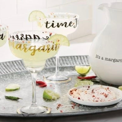 "Let's Agreeta Margarita"Margarita Glasses