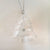 Clear Glass Jewelled Christmas Tree Ornament