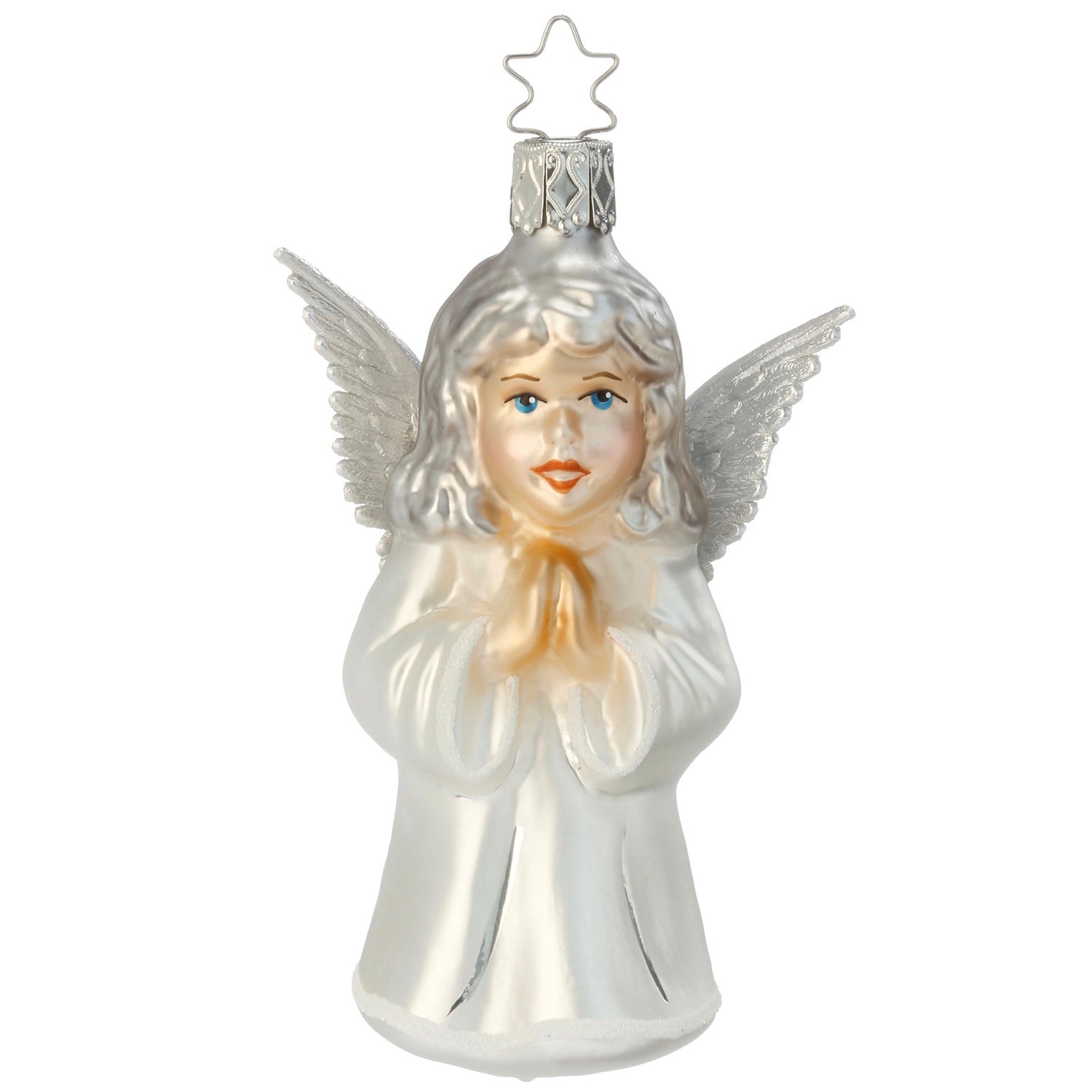 Inge Glass Faithful One Angel Glass Ornament | Putti Christmas Canada
