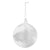 Glass Ball with White Feather Ornament