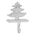 White Cast Iron Tree Stocking Holder | Putti Christmas Canada