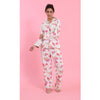 Mahogany "Poinsettia" Flannel Pyjamas | Putti Fine Fashions Canada
