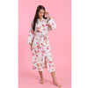 Mahogany "Poinsettia" Flannel Robe| Putti Fine Fashions Canada