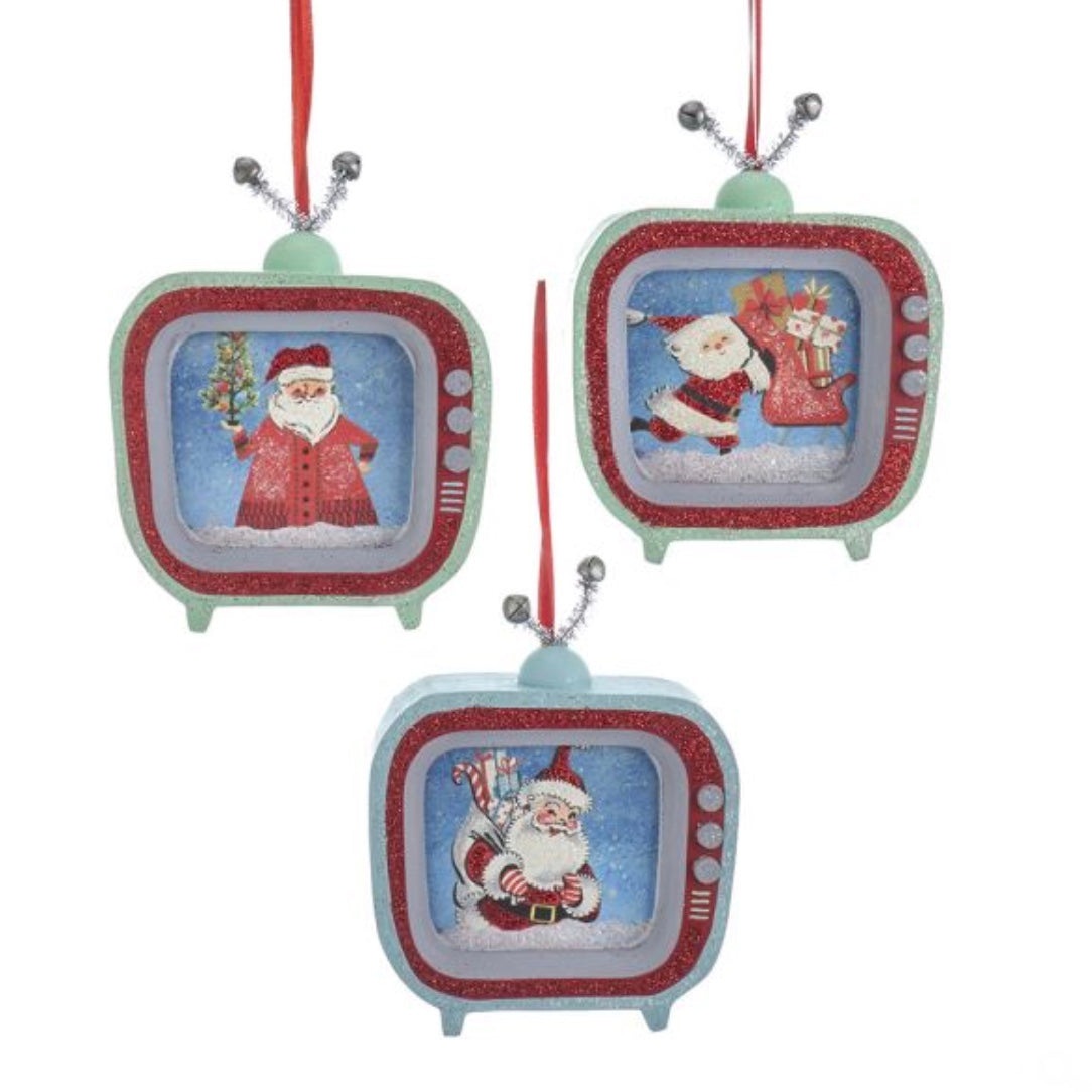 Kurt Adler Retro Television Ornament