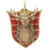 Stag Head on Shield Plaque Ornament