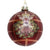 Gisela Graham Red Plaid with Stag Glass Ball Ornament | Putti Christmas Shop Canada