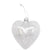 Feather Filled Glass Heart Memorial Ornament | Putti Christmas Canada