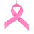  Pink Breast Cancer Ribbon Ornament | Putti Christmas Decorations 