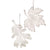 Clear Glittered Leaf Ornaments | Putti Christmas Decorations 