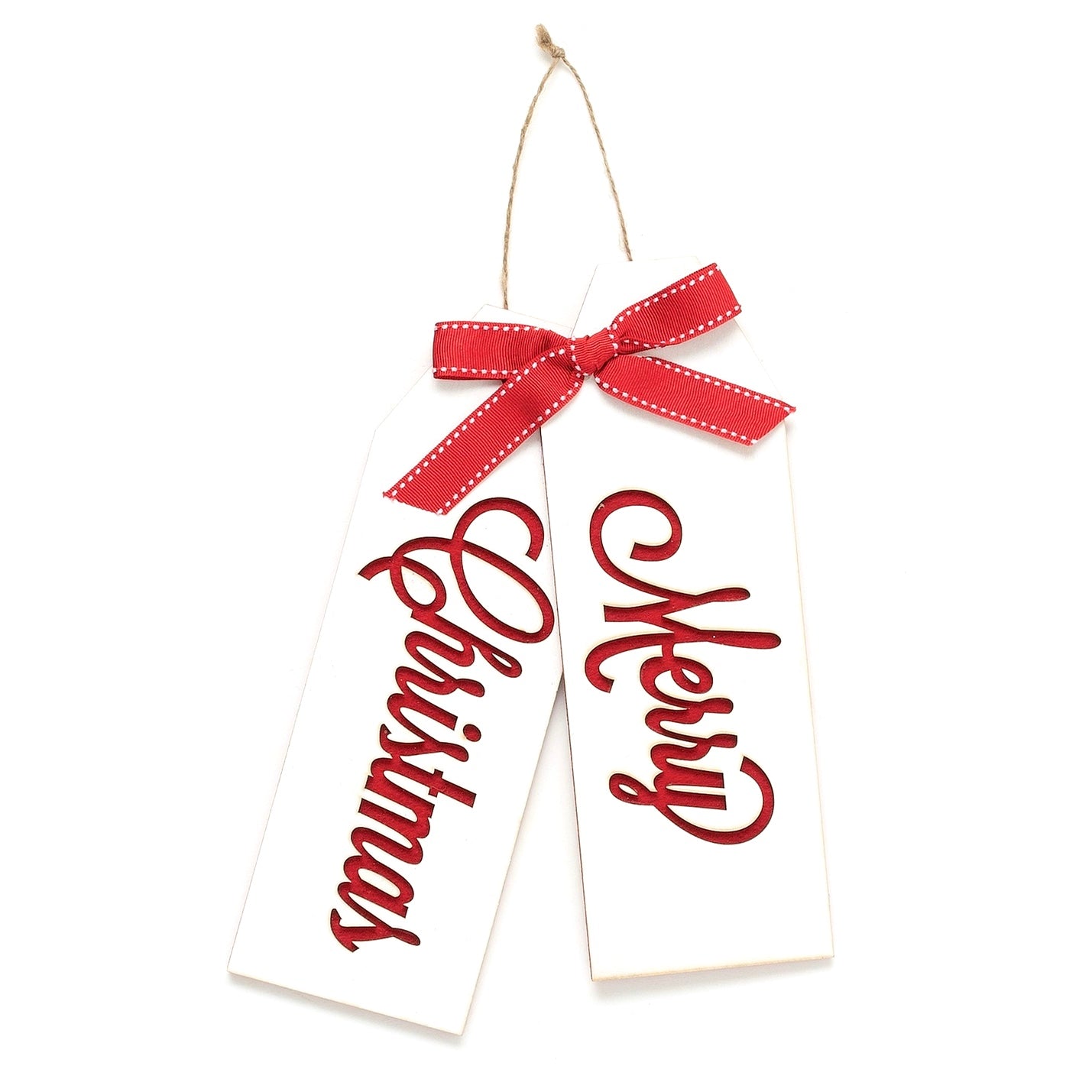 Merry Christmas Tag Felt Ornament | Putt Christmas Decorations