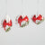 Sullivans Cardinals and Berries Glass Ornament