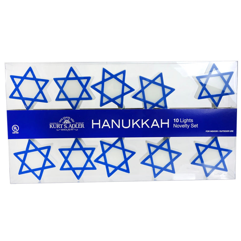 Hanukkah Star of David 10 Light Set