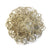  Jim Marvin Glitter Wire  Ball Ornament - Champagne Gold, JM-Jim Marvin, Putti Fine Furnishings