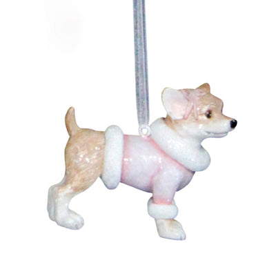 Pastel Resin Chihuahua  Ornament | Putti Christmas Canada