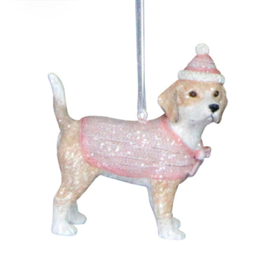 Pastel Resin Beagle Ornament | Putti Christmas Canada