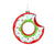 Red and White Doughnut Ornament | Putti Christmas Canada 