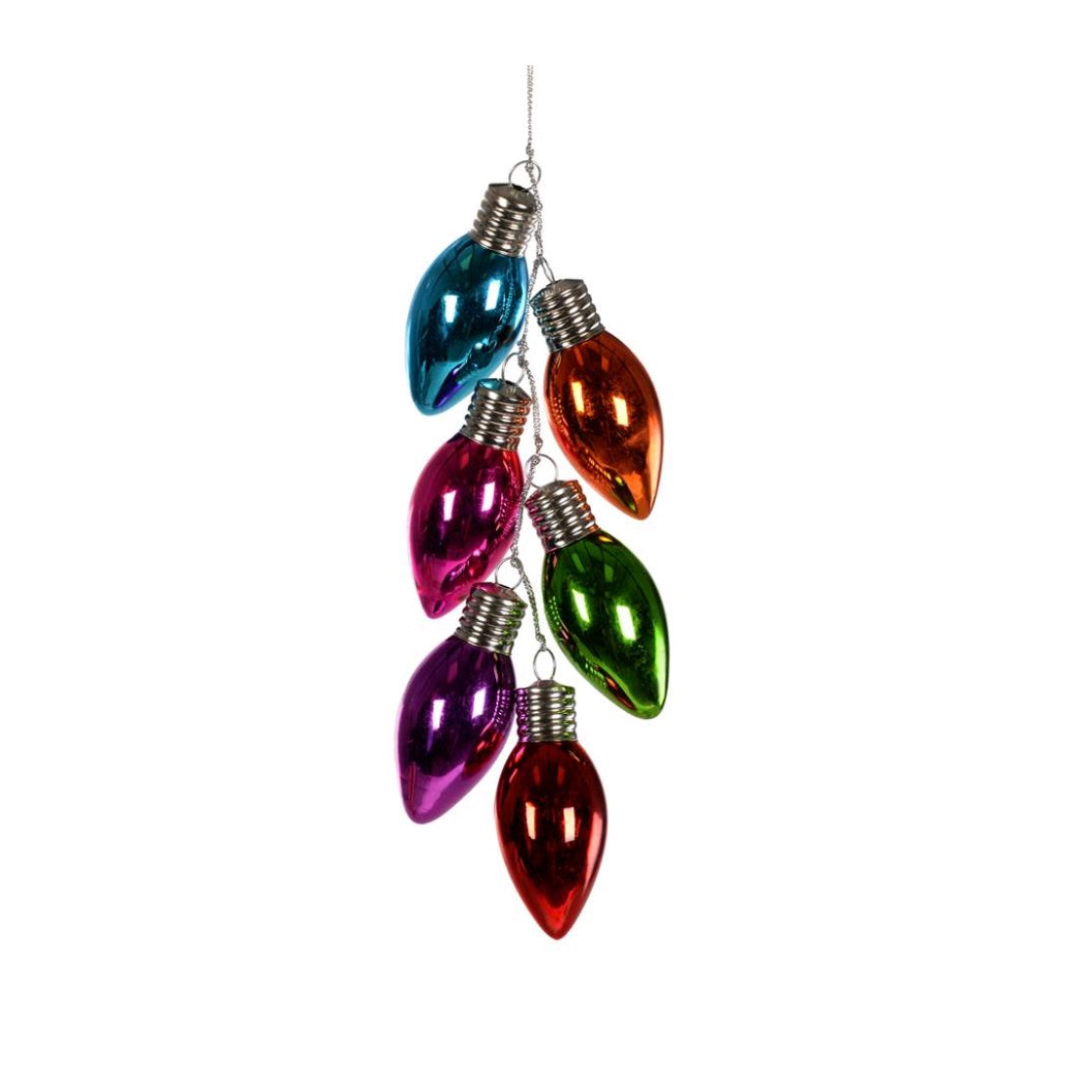 Multi Color Light Bulb Cluster Ornament | Putti Christmas Canada 
