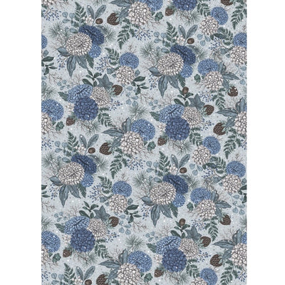 The Art File Winter Floral Christmas Wrapping Paper Roll | Putti