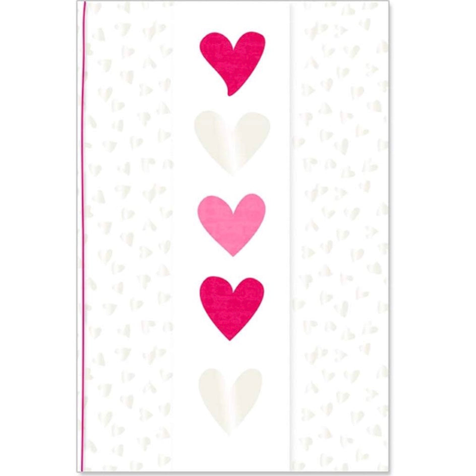 Artebene Row of Hearts Greeting Card | Putti Celebrations 