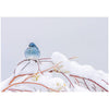 Blue Bird on Branches Boxed Christmas Cards | Putti Christmas Celebrations