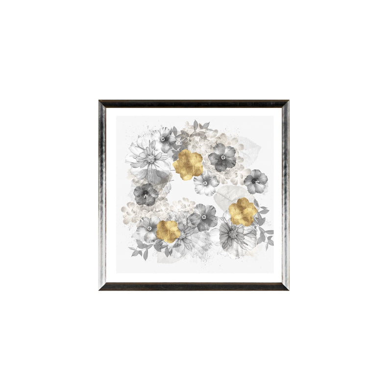  "Floral Wreath" Framed Print - Small, Cel Arts Studio, Putti Fine Furnishings