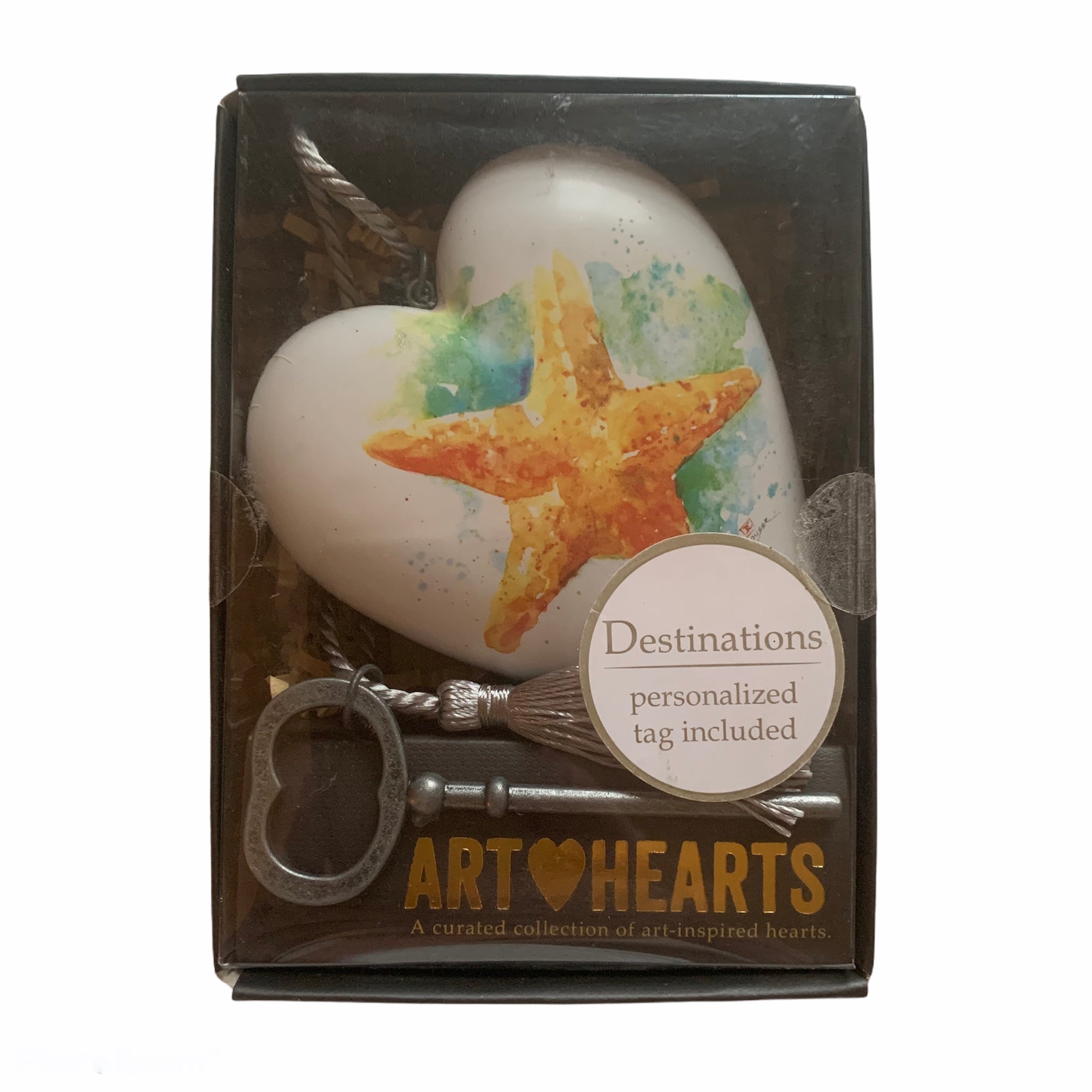 "Starfish" Art Heart