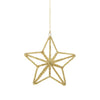 Gold Beaded 3D Star Ornament