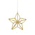 Gold Beaded 3D Star Ornament
