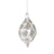 Shimmer Hand Blown Glass Drop Ornament