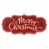 "Merry Christmas" Metal Wall Plaque