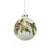 Amaryllis Glass Ball Ornament | Putti Christmas Celebrations 