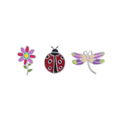 Springtime Jewelry Pins on Flower Cards
