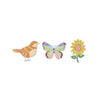 Springtime Jewelry Pins on Flower Cards