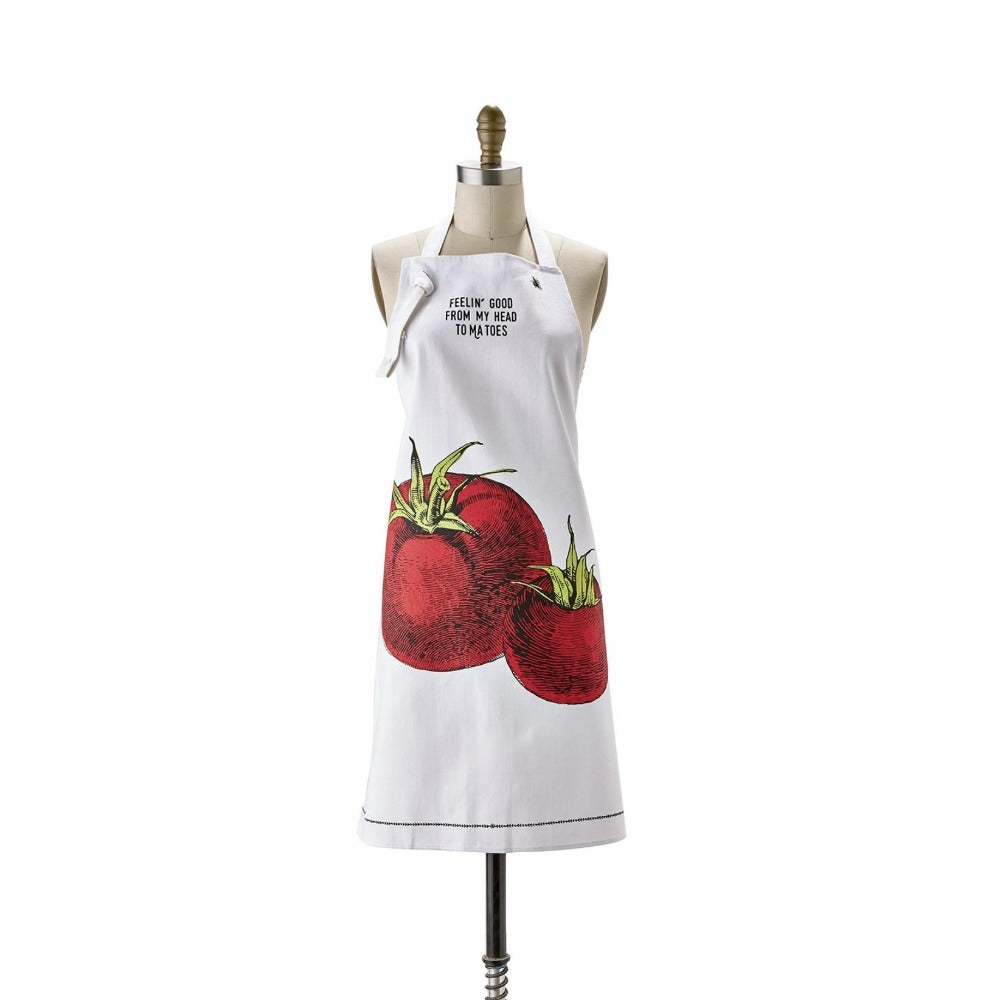 "Farm to Table" Apron in Mason Jar - Tomato