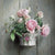 Pink Roses Greeting Card
