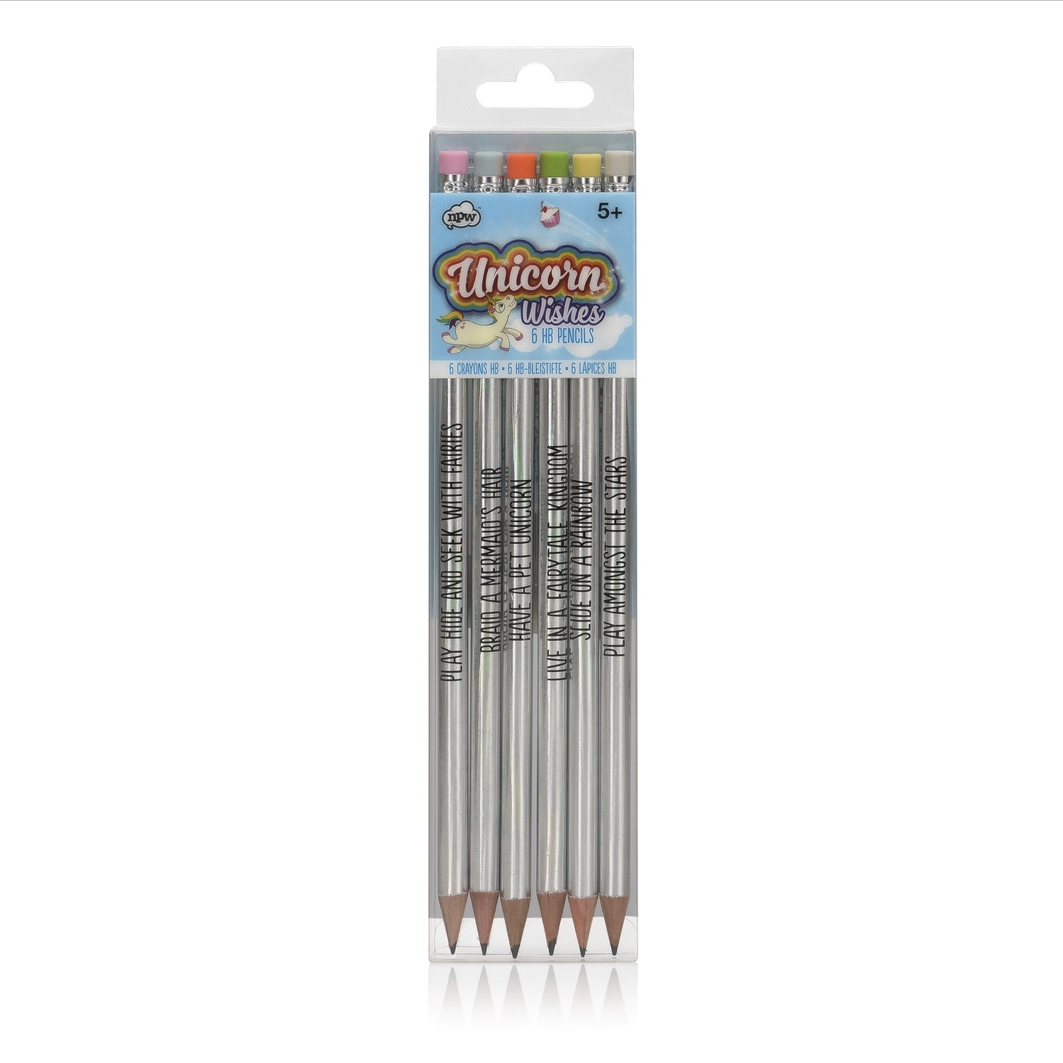  NPW Unicorn Holographic Pencils, NPW, Putti Fine Furnishings