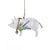 Herbs Pig Wood Ornament