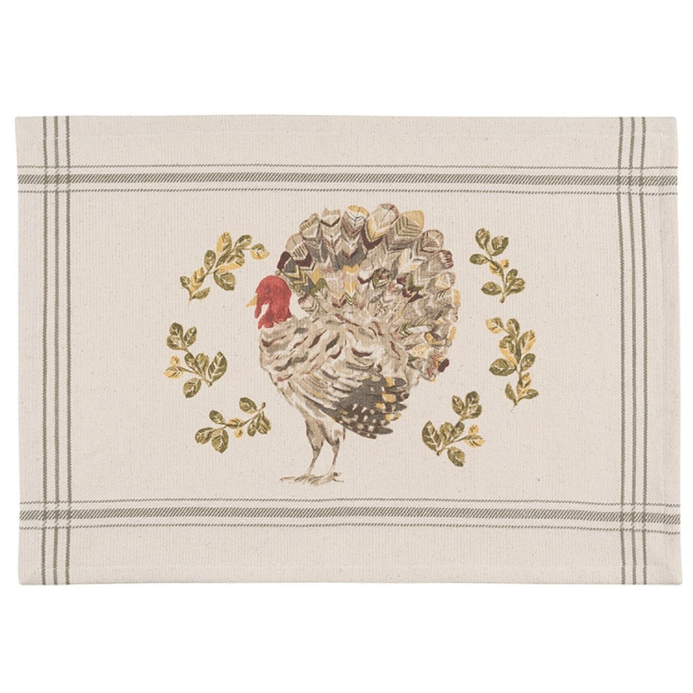 Holiday Turkey Cotton Placemat